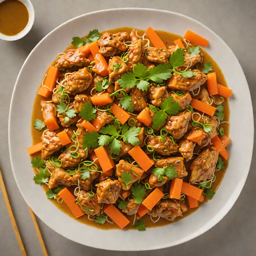 Stir-Fried Vietnamese Curry Chicken with Lemongrass and Carrots