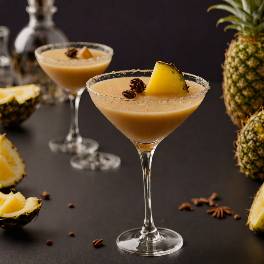 Spiced Rum Pineapple Espresso Martini