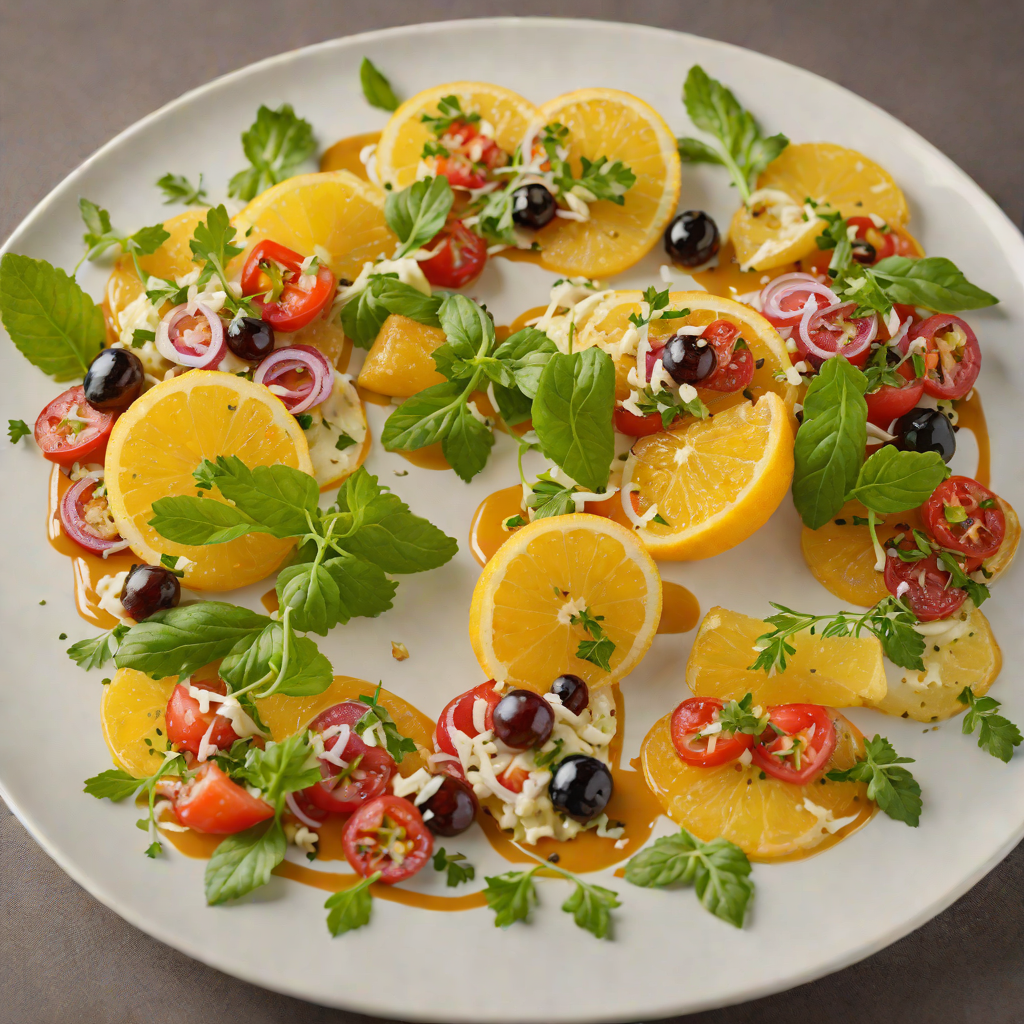 Mediterranean-Fusion Small Plates with Citrus-Herb Dressing