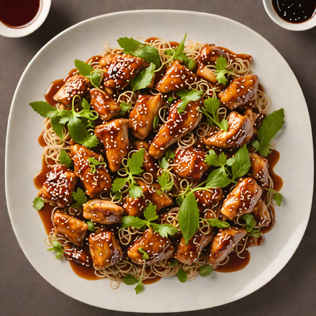 Stir-Fried Chicken with Ginger-Soy Glaze