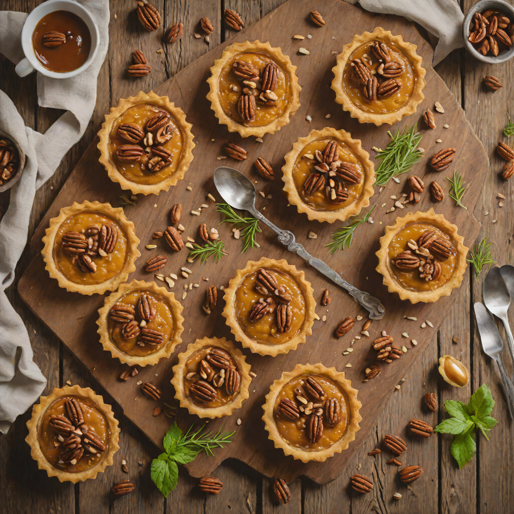 San Antonio-Inspired Cajeta and Pecan Tartlets