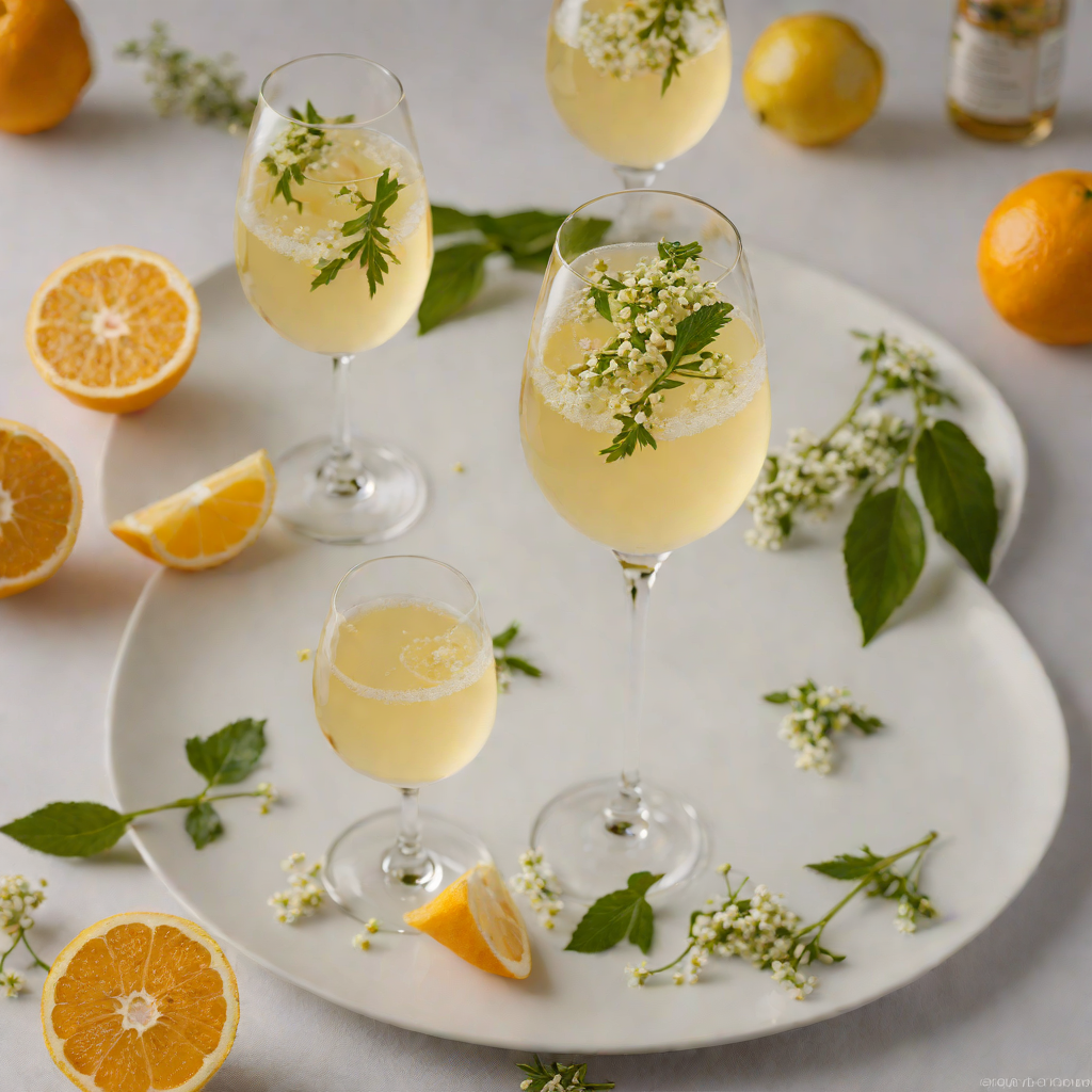 Alsace Riesling Fizz with Elderflower and Citrus