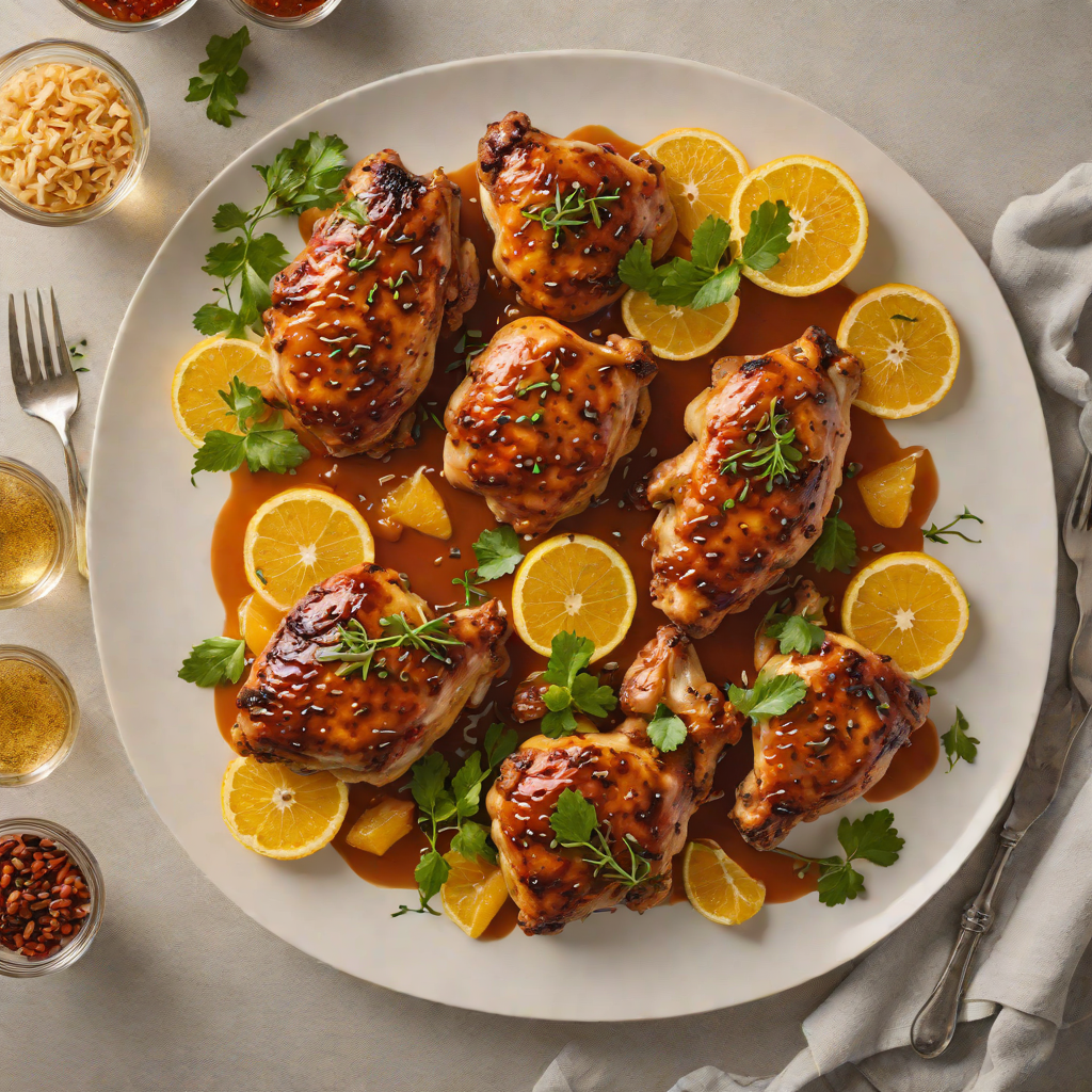 Smoked Paprika and Citrus-Glazed Chicken Thighs