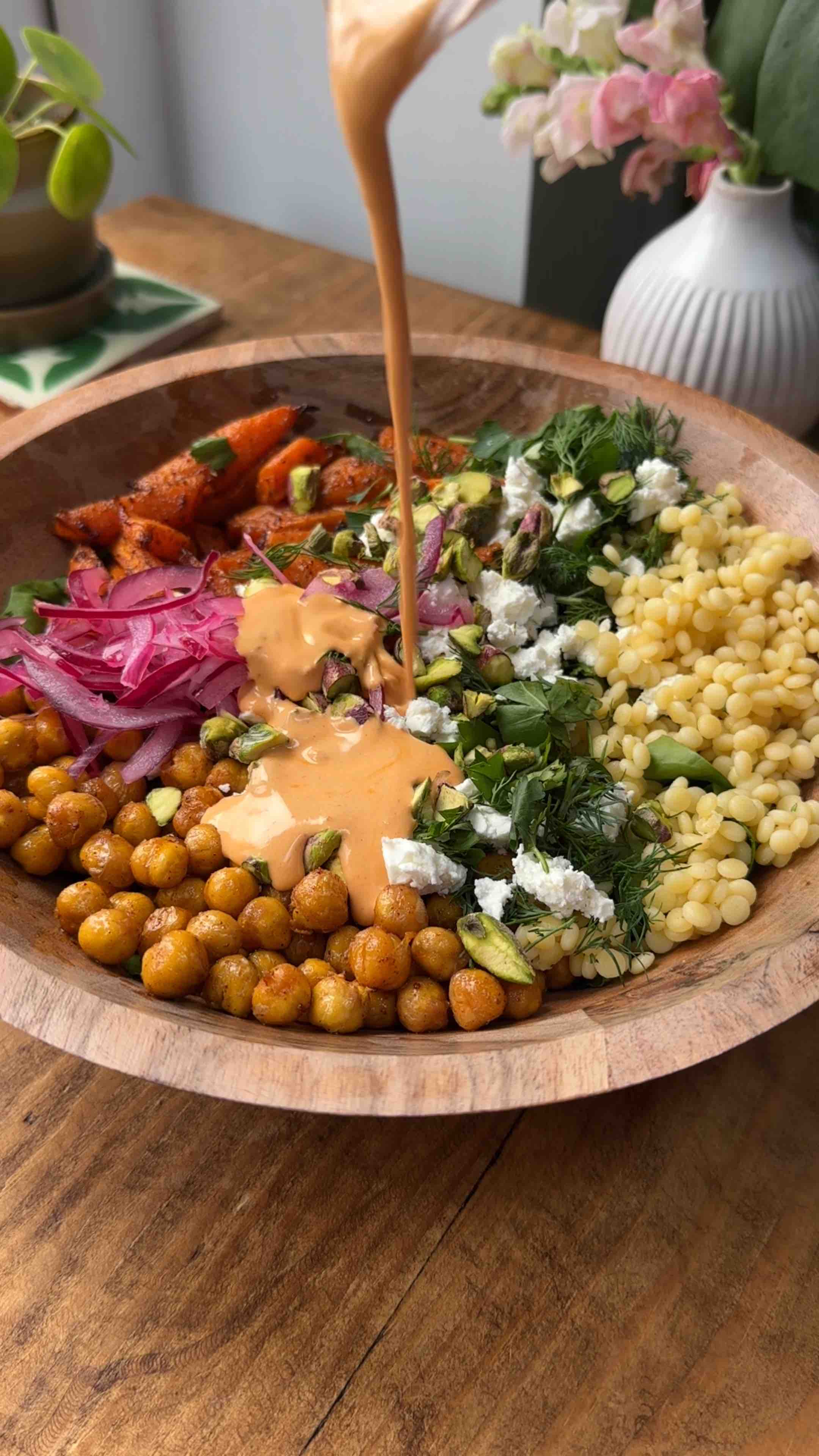 Hailstorm Crispy Chickpea Salad with Lemon-Dill Dressing