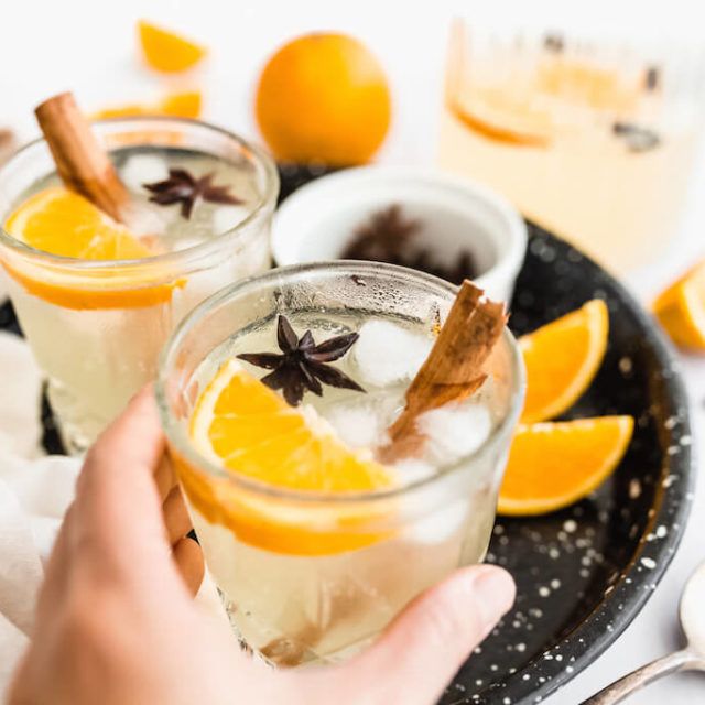 Honeyed Cardamom Vodka Fizz