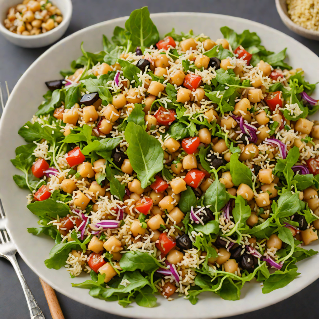 Mediterranean-Fusion Chickpea and Quinoa Salad