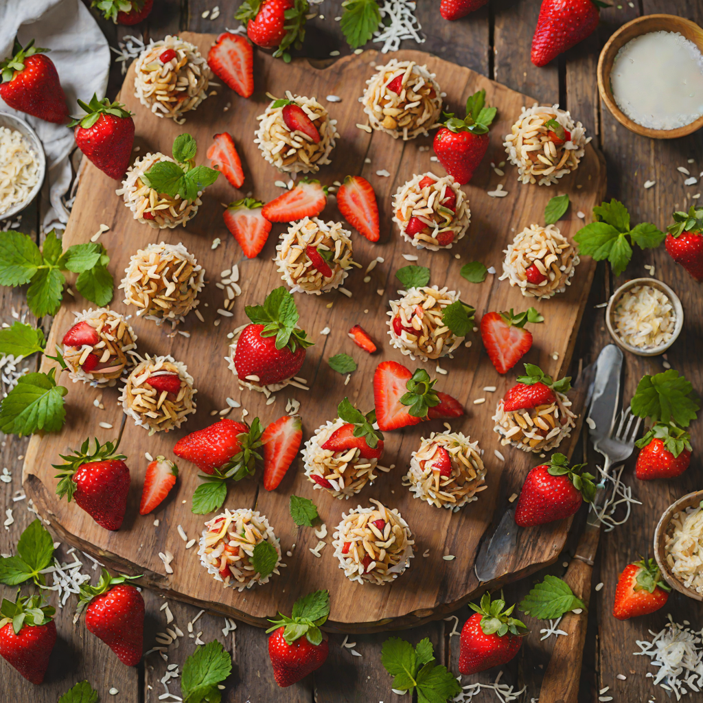 No-Bake Strawberry Coconut Energy Bites