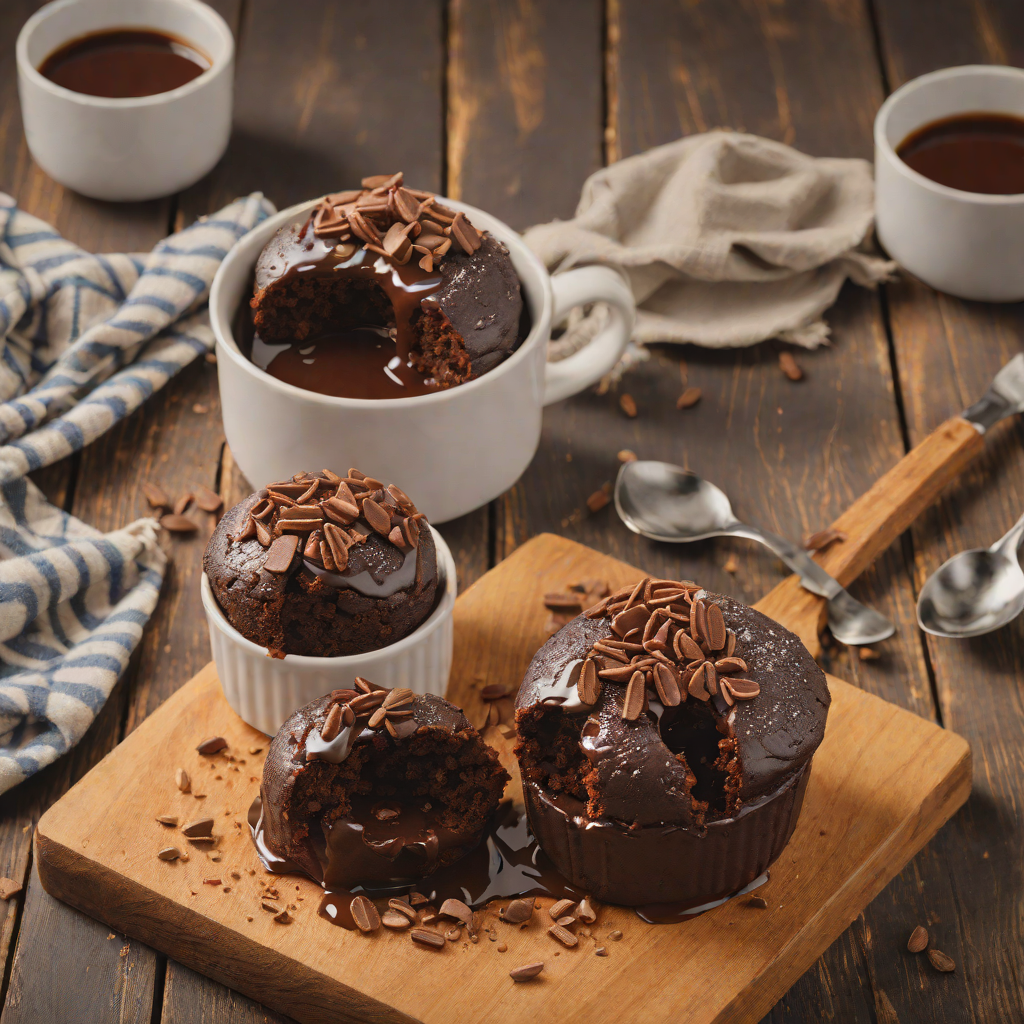 Quick Microwave Molten Chocolate Mug Cake