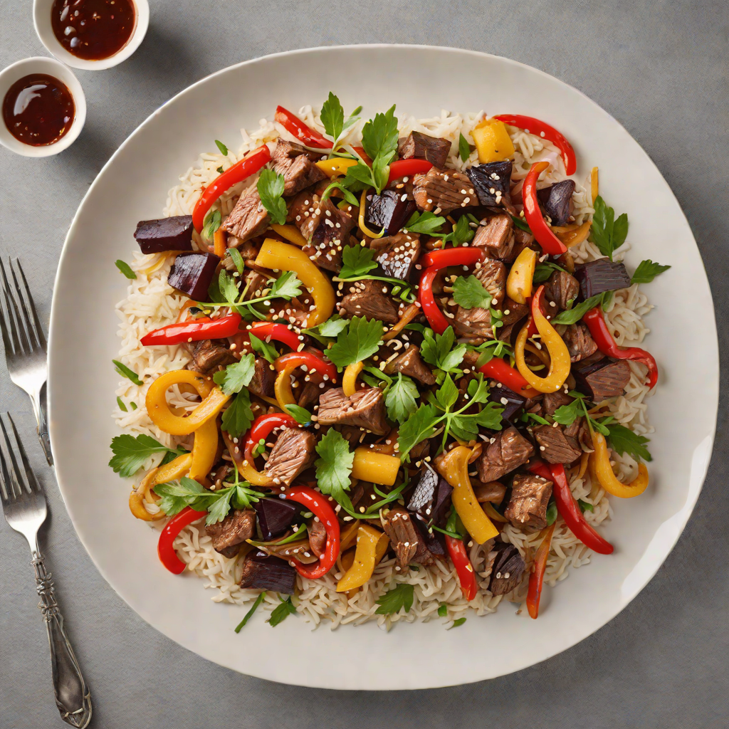 Kangaroo Stir-Fry with Davidson’s Plum and Ginger