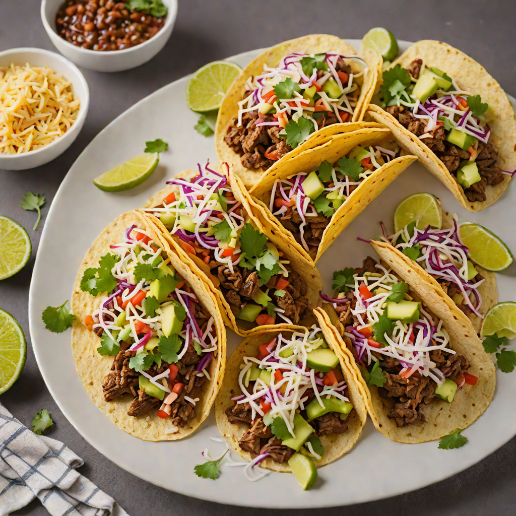 Tex-Mex Beef Tacos with Chipotle Lime Slaw