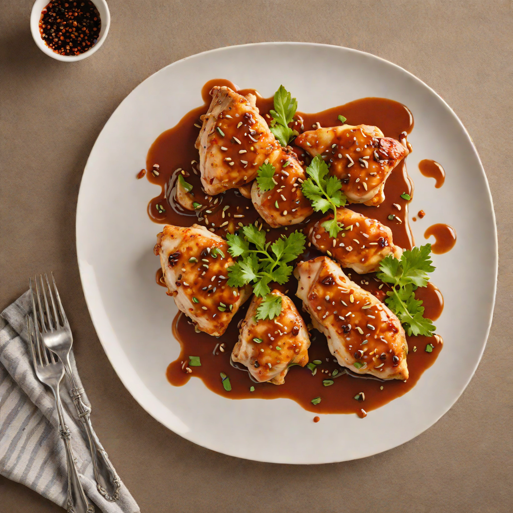 Pan-Seared Chicken with Spiced Firecracker Sauce