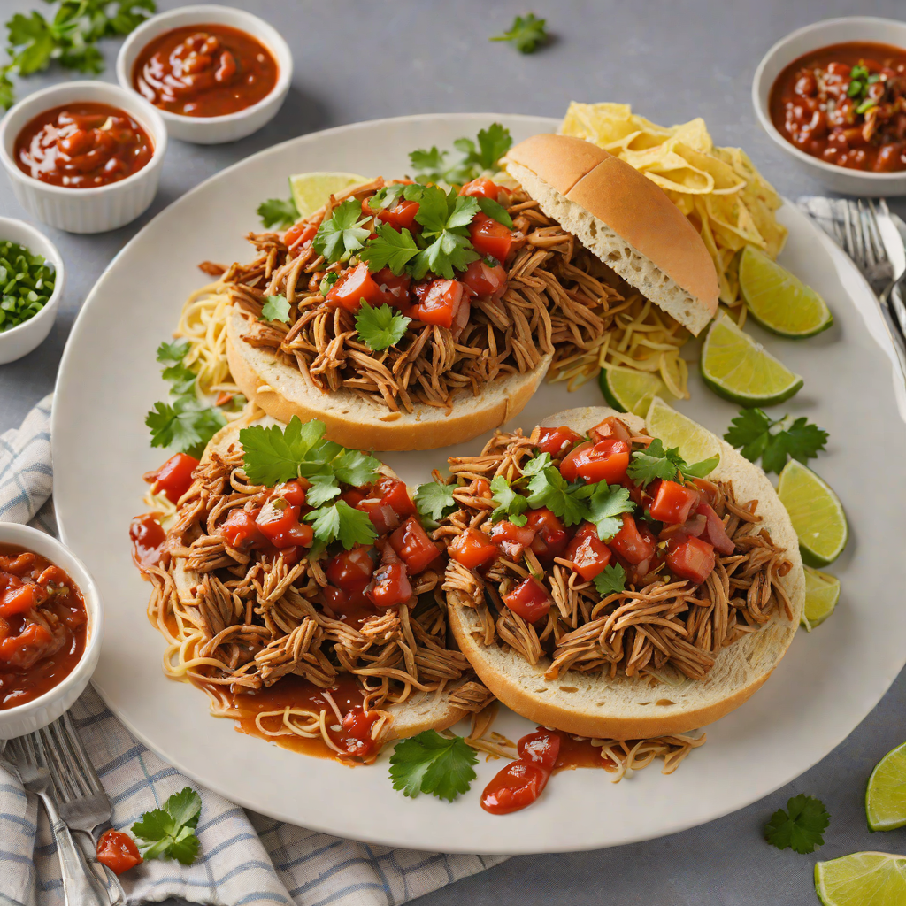 Slow Cooker Tex-Mex Pulled Pork with Smoky Tomato Sauce