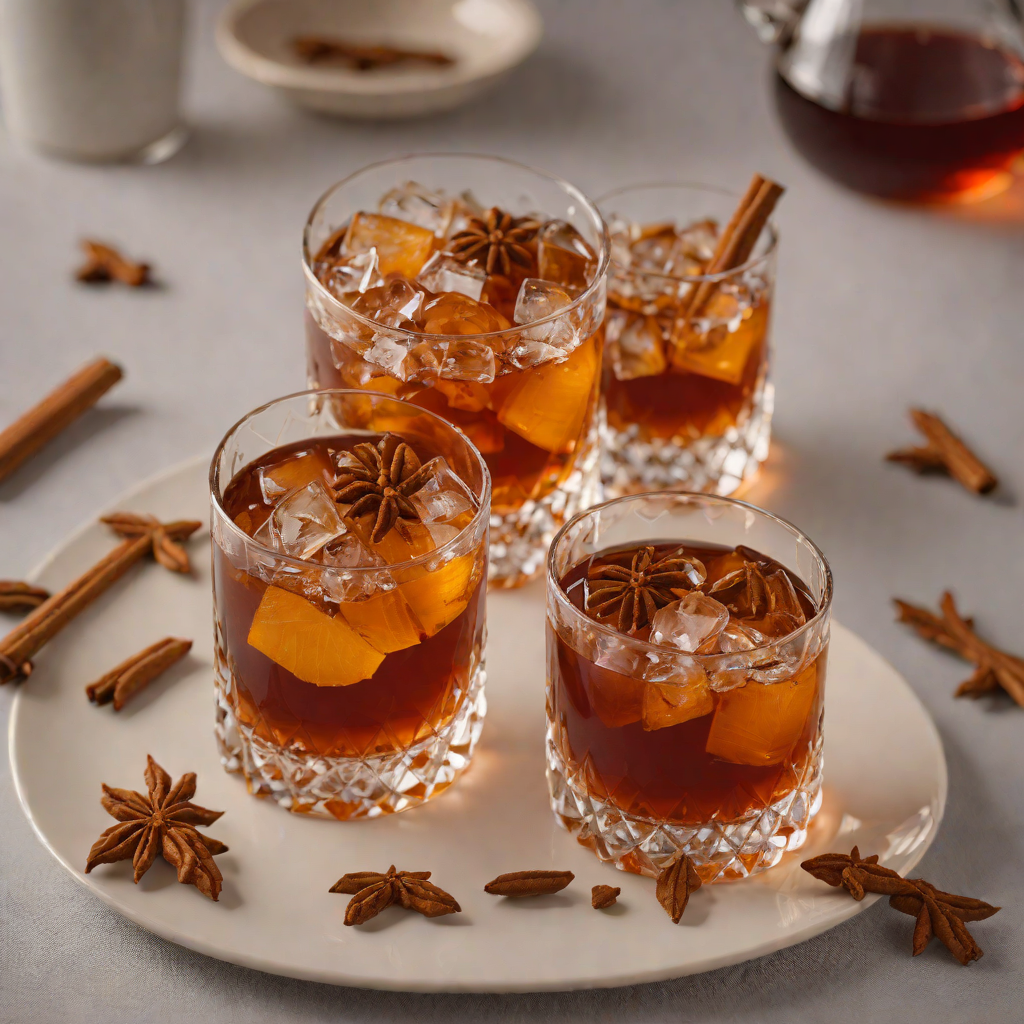 Maple-Spiced Dark Rum Old Fashioned