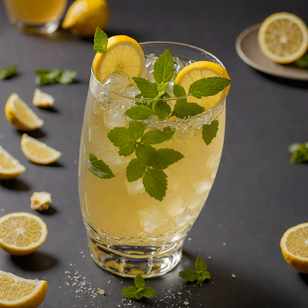 Honey-Ginger Green Tea with Lemon and Mint
