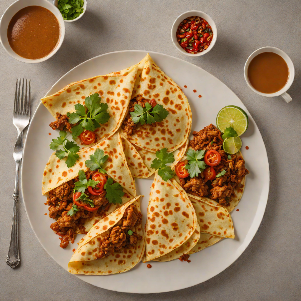 Berbere-Spiced Chicken Tibs with Injera Crêpes