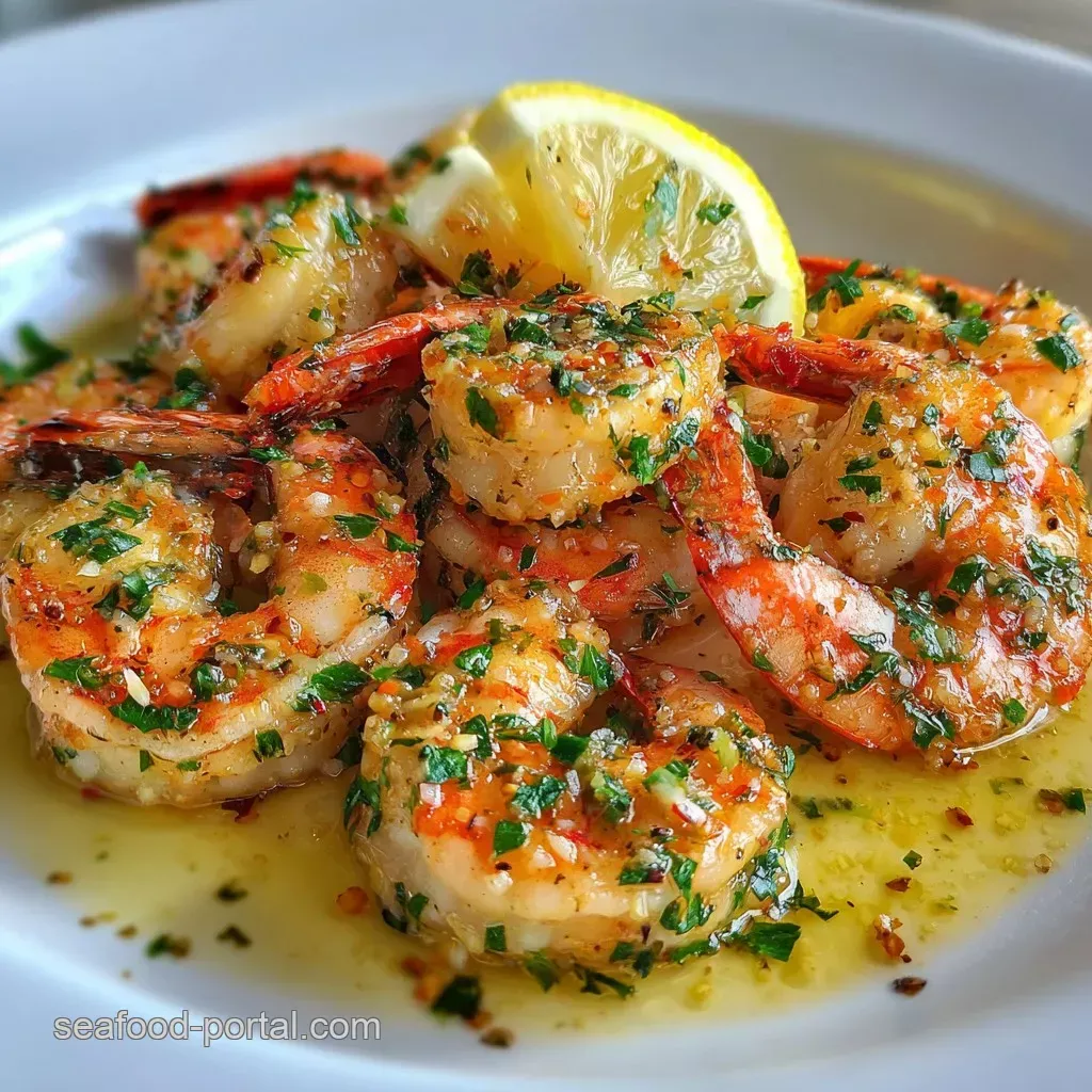 Sautéed Garlic Shrimp with Chili and Lemon