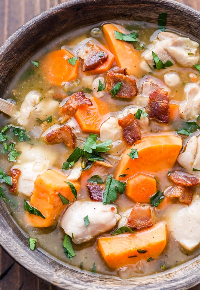 Magnesium-Rich Chicken & Sweet Potato Stew