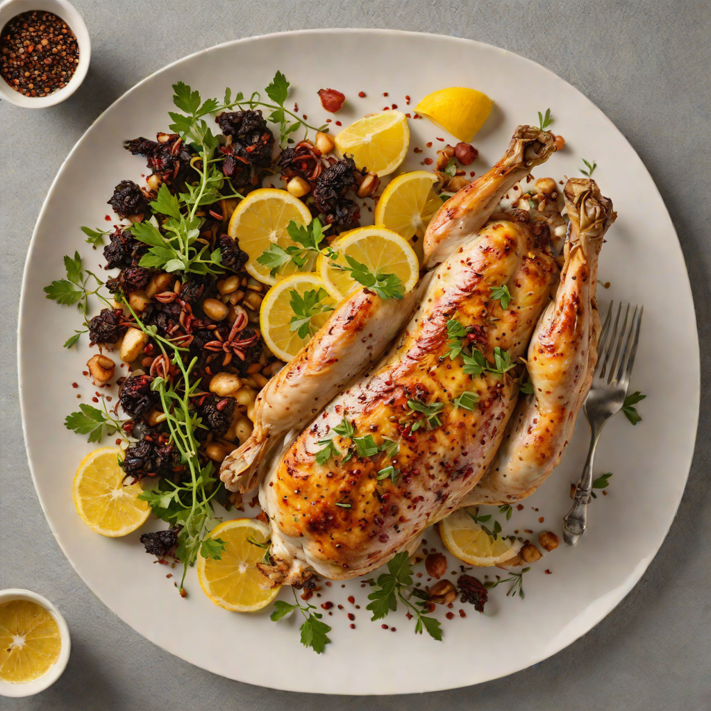 Slow-Roasted Chicken with Sumac and Preserved Lemon
