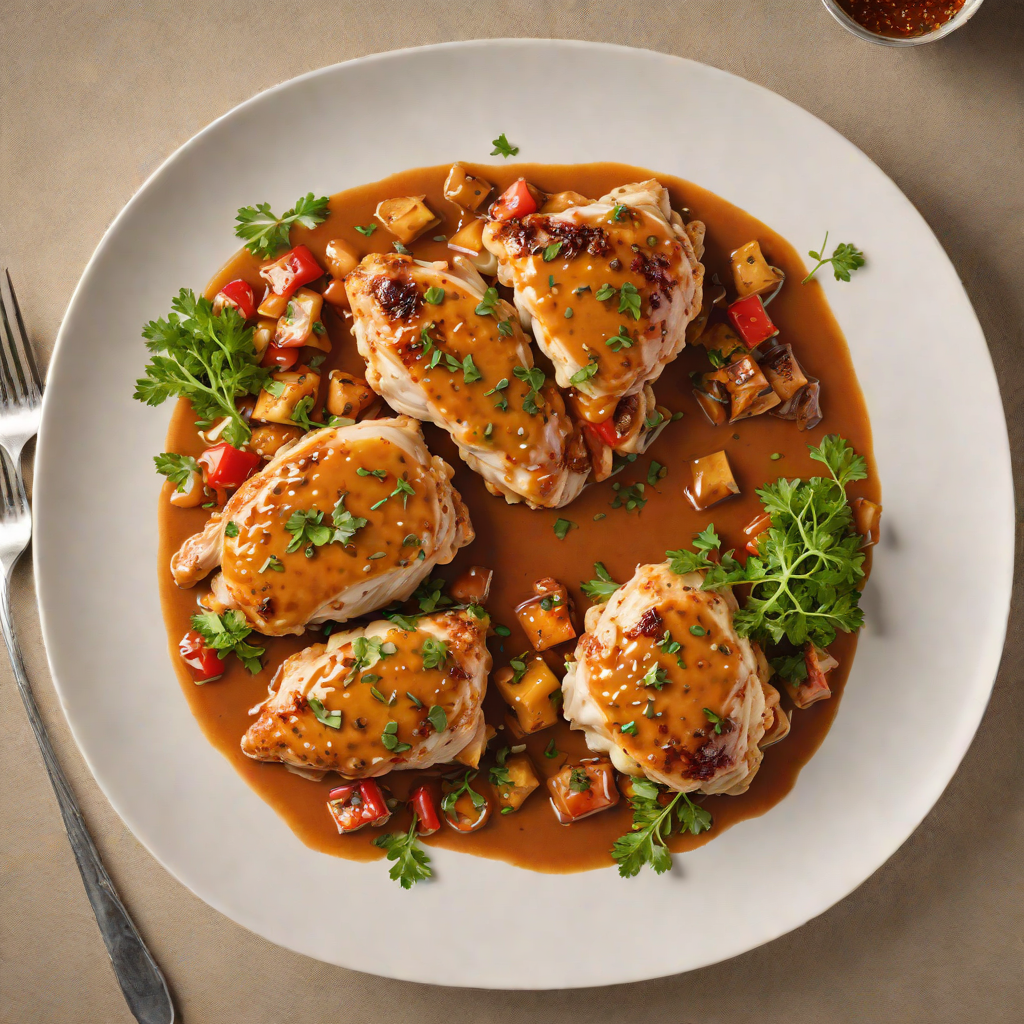 Sautéed Texas Mesquite Chicken with Smoky Paprika Sauce