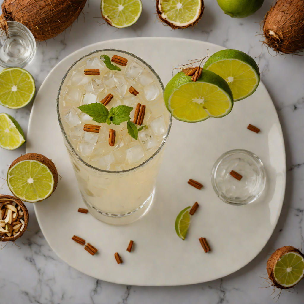 Spiced Coconut Rum Collins