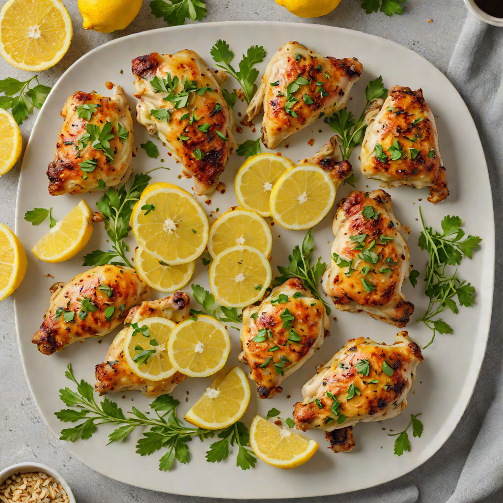 Browser-Ready Sheet Pan Lemon Garlic Chicken Thighs