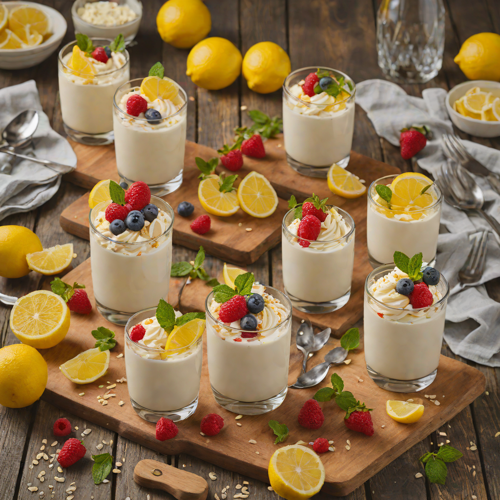 Whipped Lemon Cheesecake Parfaits