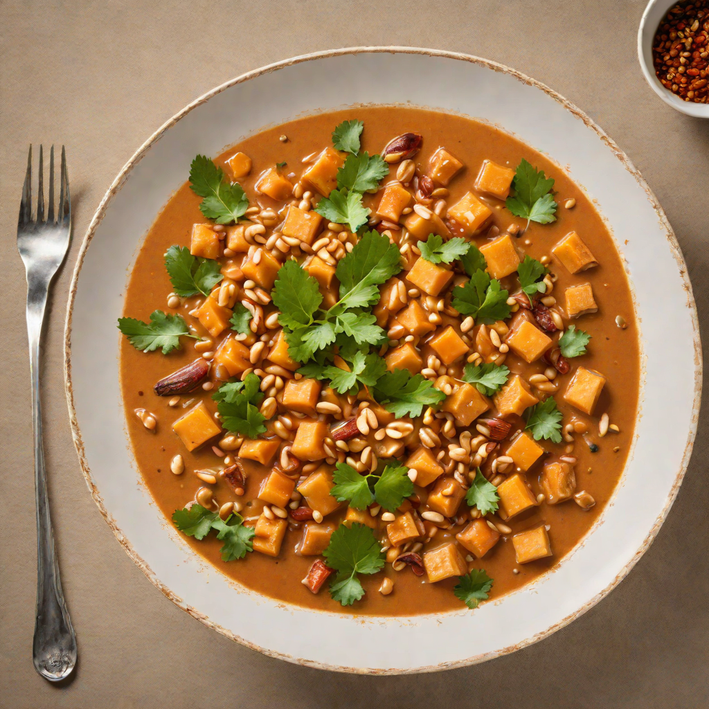 Spiced Cassava and Peanut Stew