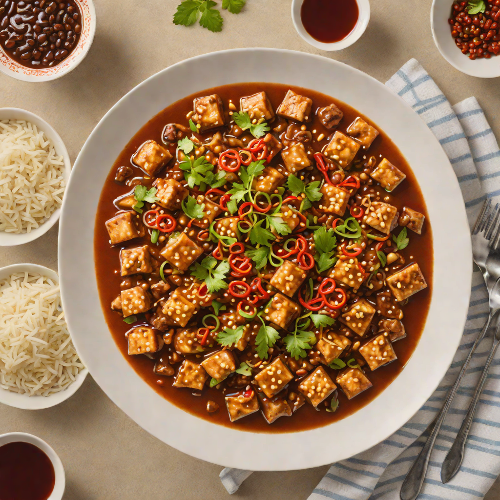 Sichuan-Style Mapo Tofu with Ground Pork and Fermented Chili Bean Paste