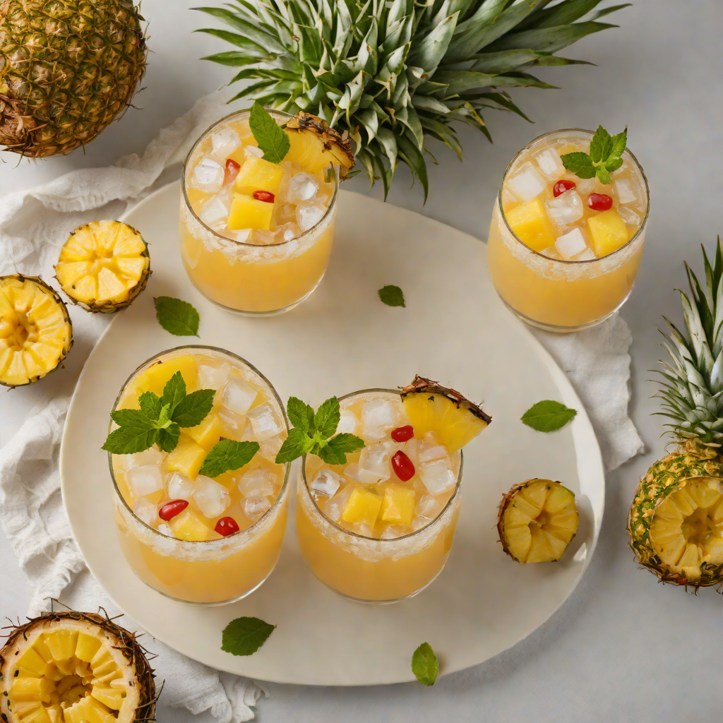 Tropical Coconut-Pineapple Rum Punch