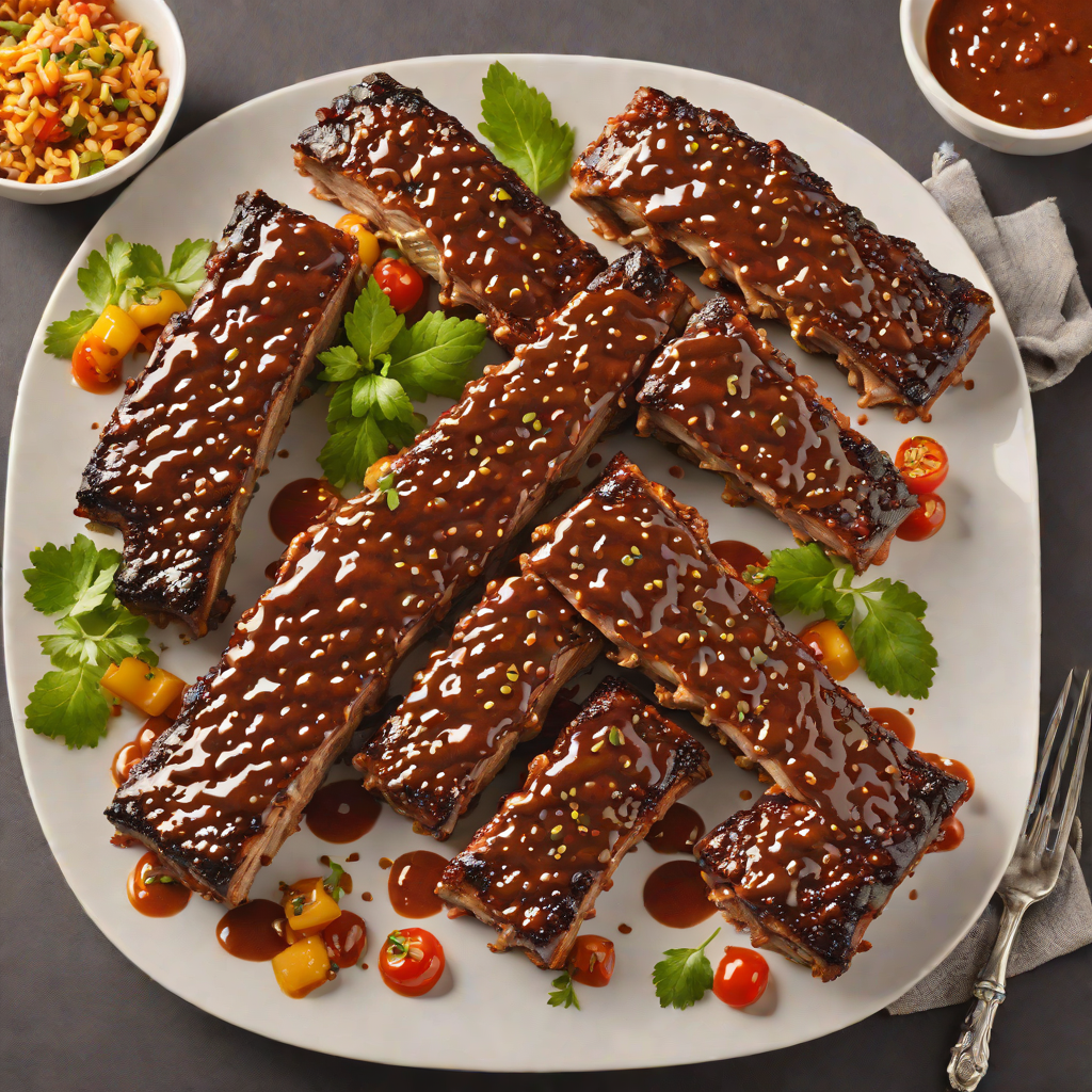 Grilled Chevrolet 2500HD Barbecue Ribs with Smoky Chipotle Glaze