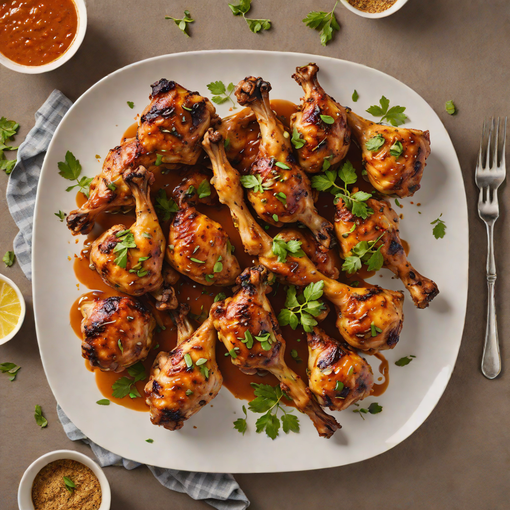 Smoky Paprika Grilled Chicken Drumsticks with Cumin Brine