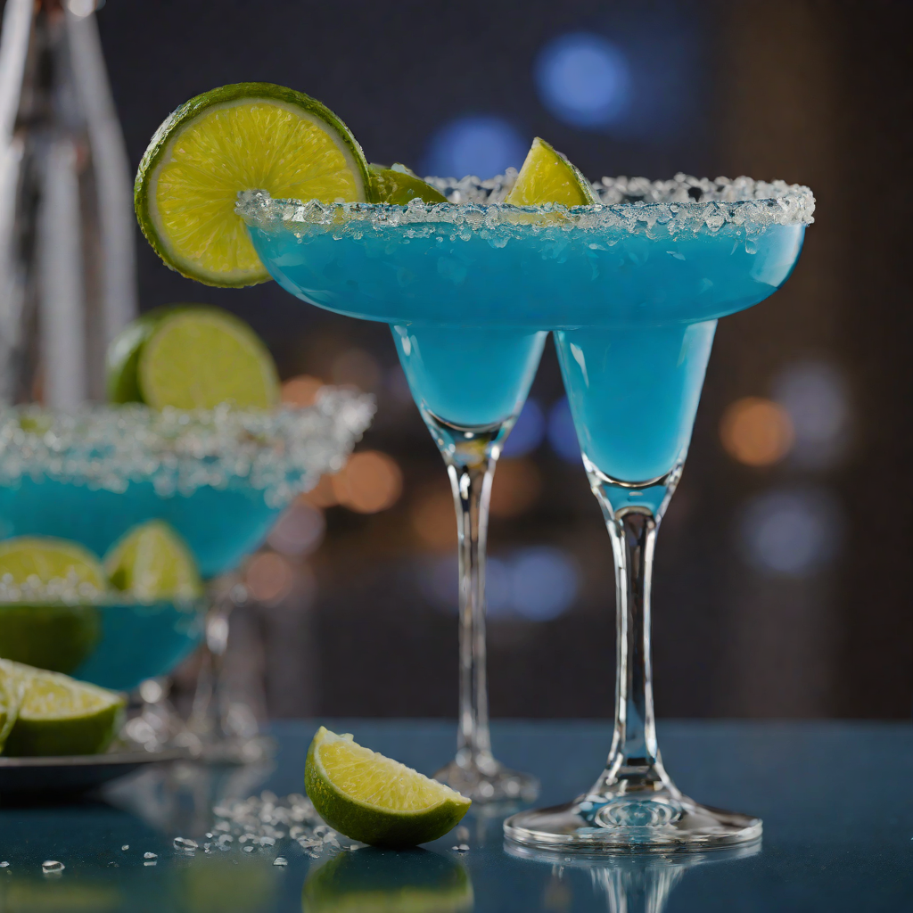 Electronics-Inspired Electric Blue Margarita
