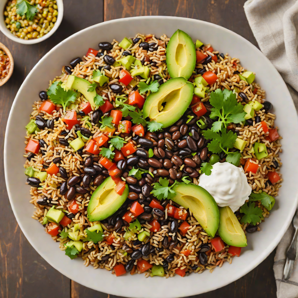Spicy Tex-Mex Black Bean and Quinoa Bowl