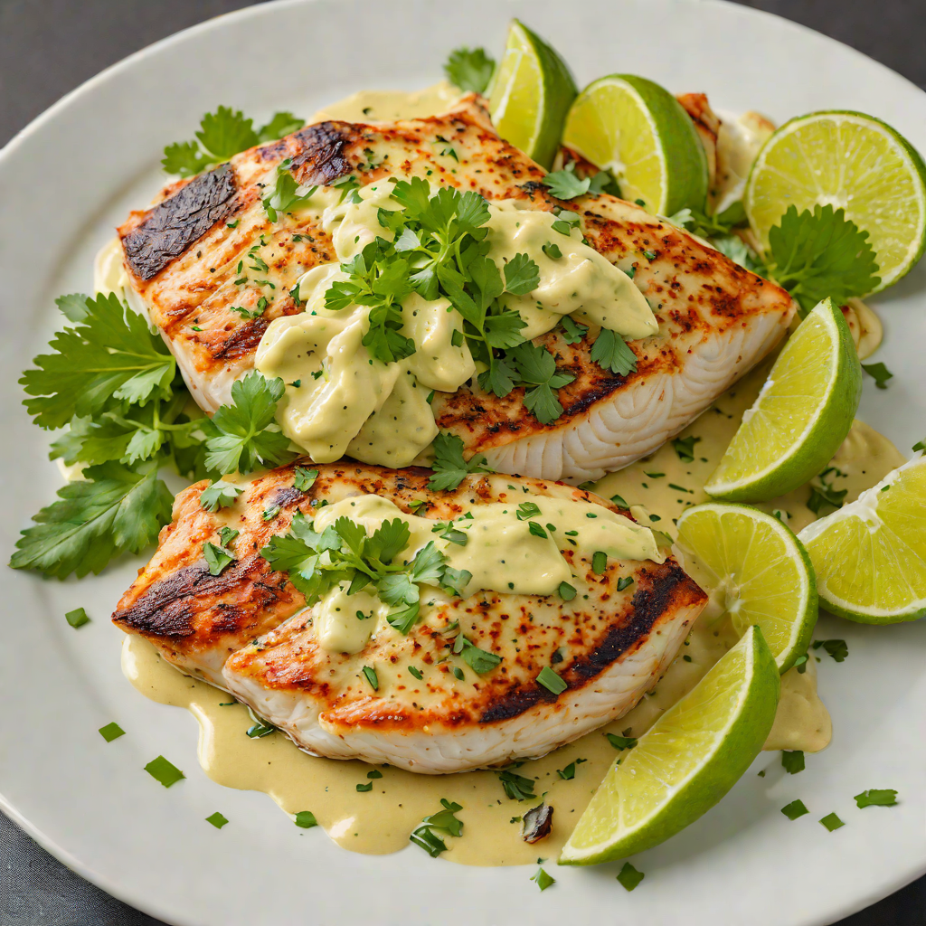 Pan-Seared Tilapia with Cilantro-Lime Butter Sauce