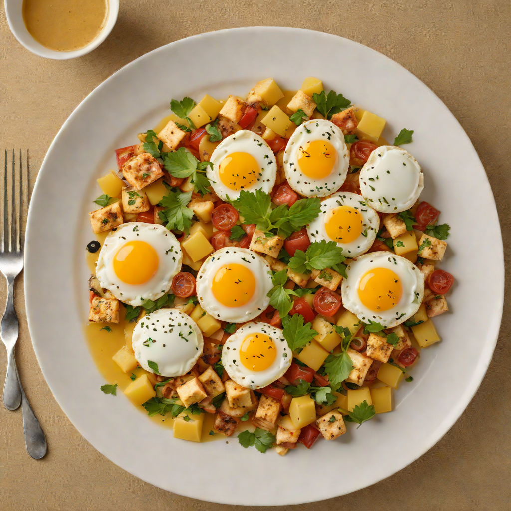 Sautéed Goya Champuru with Tofu and Eggs
