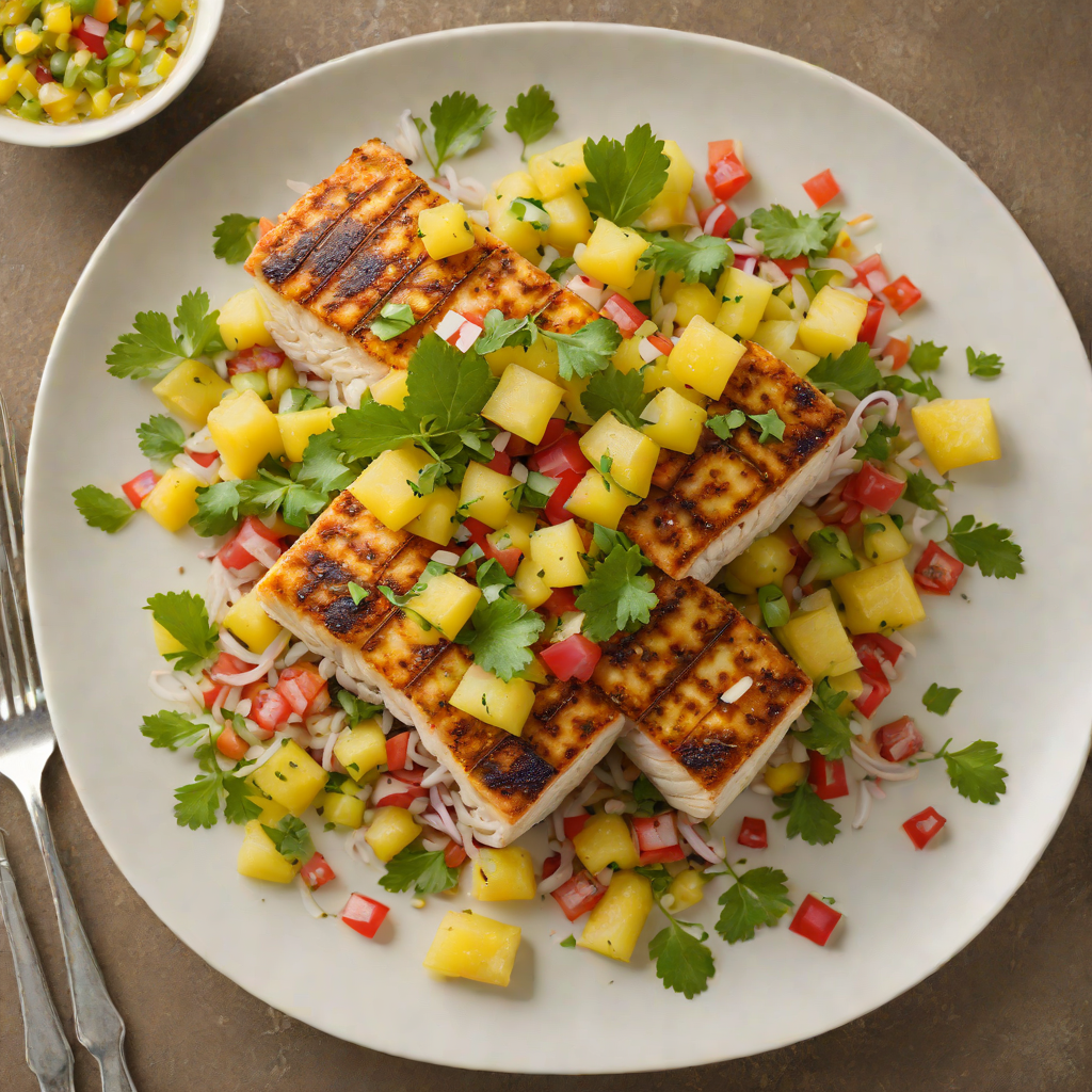 Seared Mahi-Mahi with Pineapple Salsa