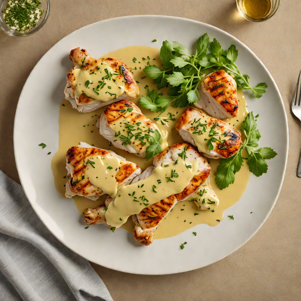 Pan-Seared Chicken with Sustainable Herb Butter Sauce