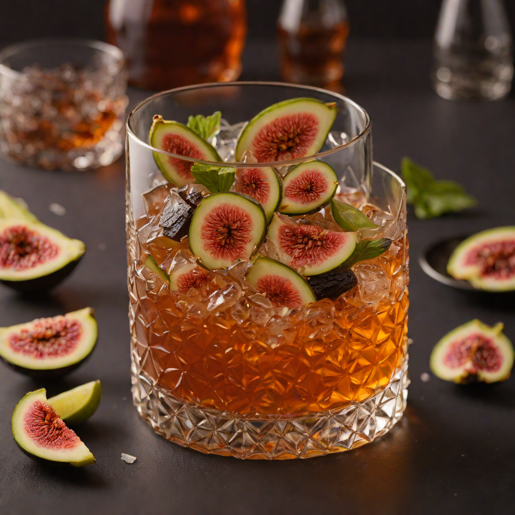 Citrus-Fig Bourbon Old Fashioned