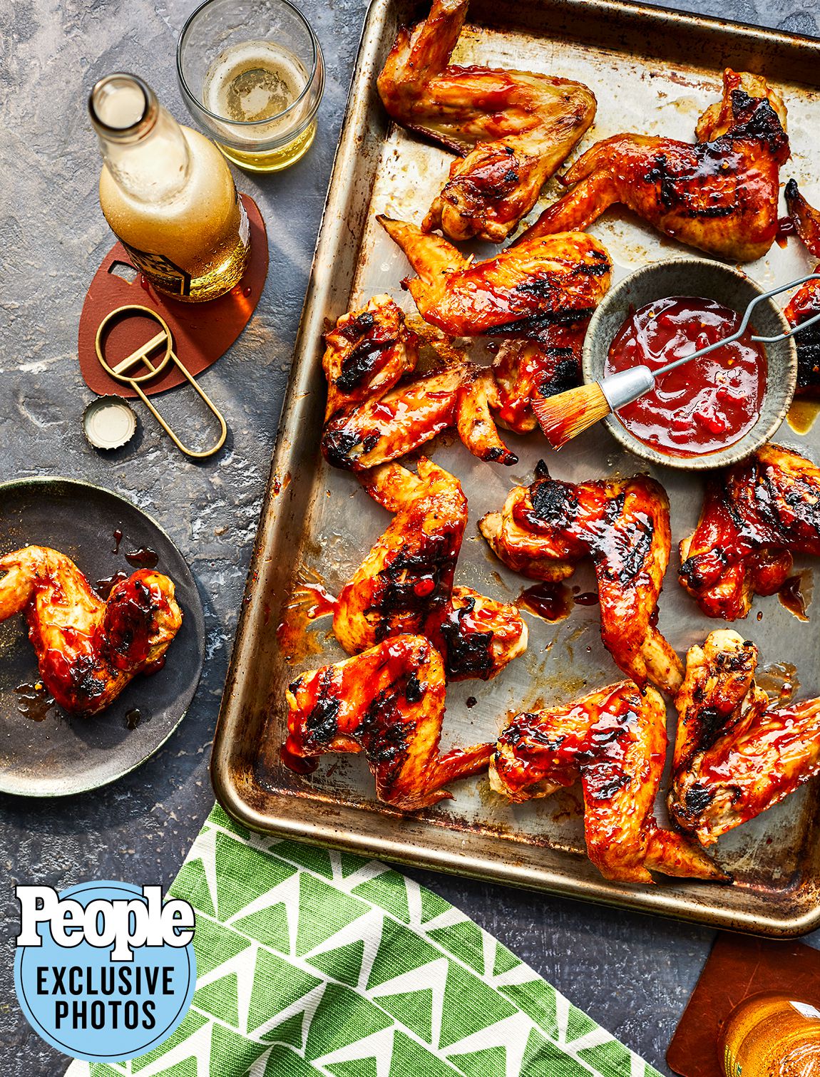 Super Bowl Cheesy Chicken Wings