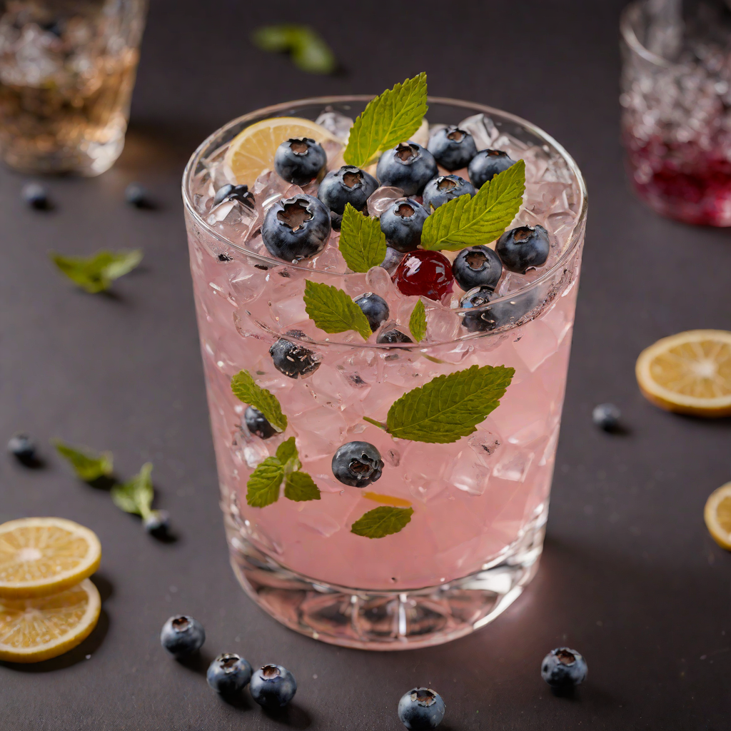 Herbal Blueberry Gin Sour