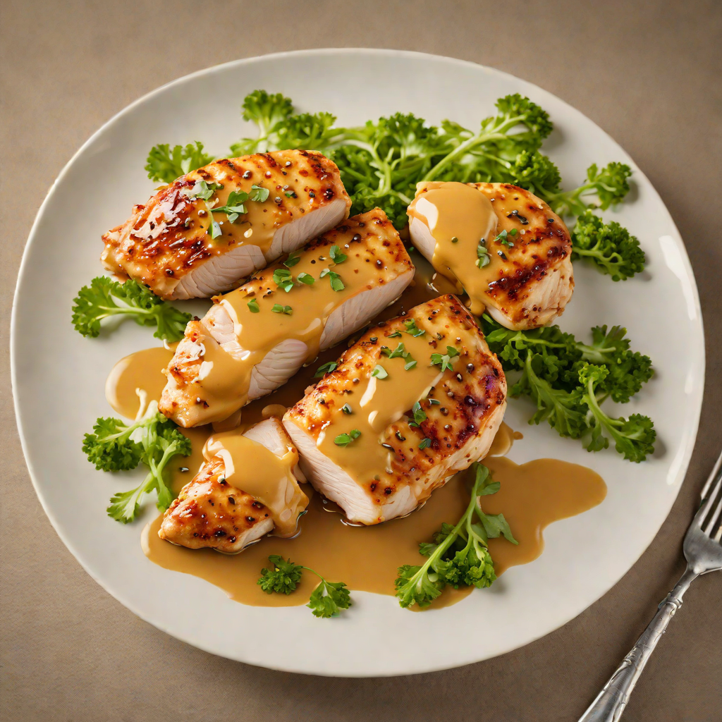 Sautéed Chicken Breast with Tangy Honey-Mustard Glaze