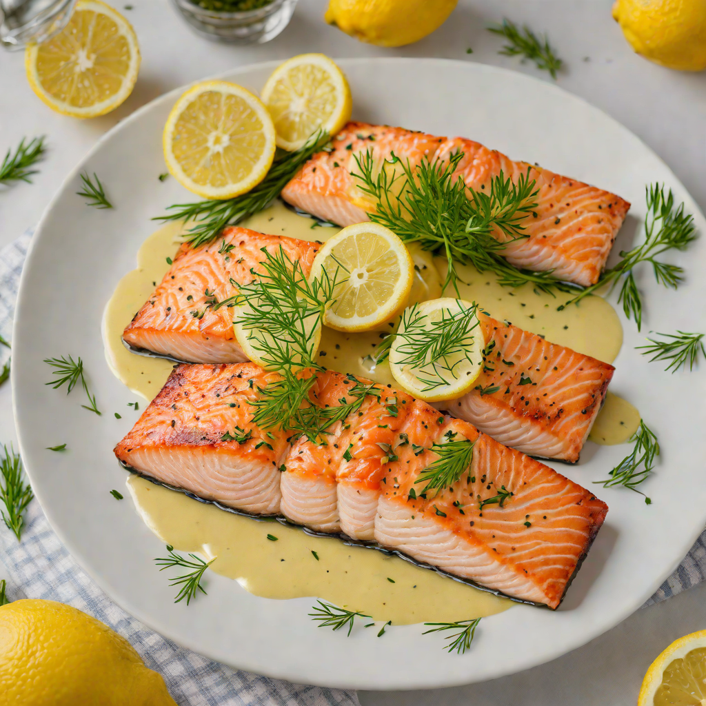 Pan-Seared Salmon with Lemon-Dill Sauce for Summer Celebrations