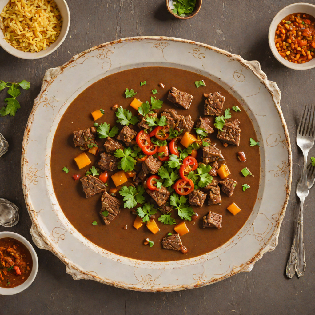 Slow-Simmered Berbere Beef Stew with Teff Injera