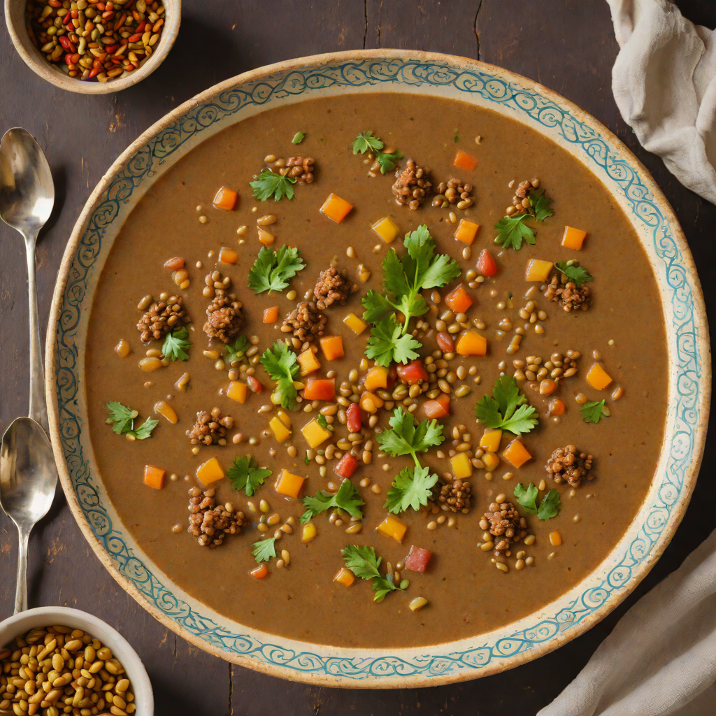 Niter Kibbeh-Infused Lentil Soup with Ethiopian Spices
