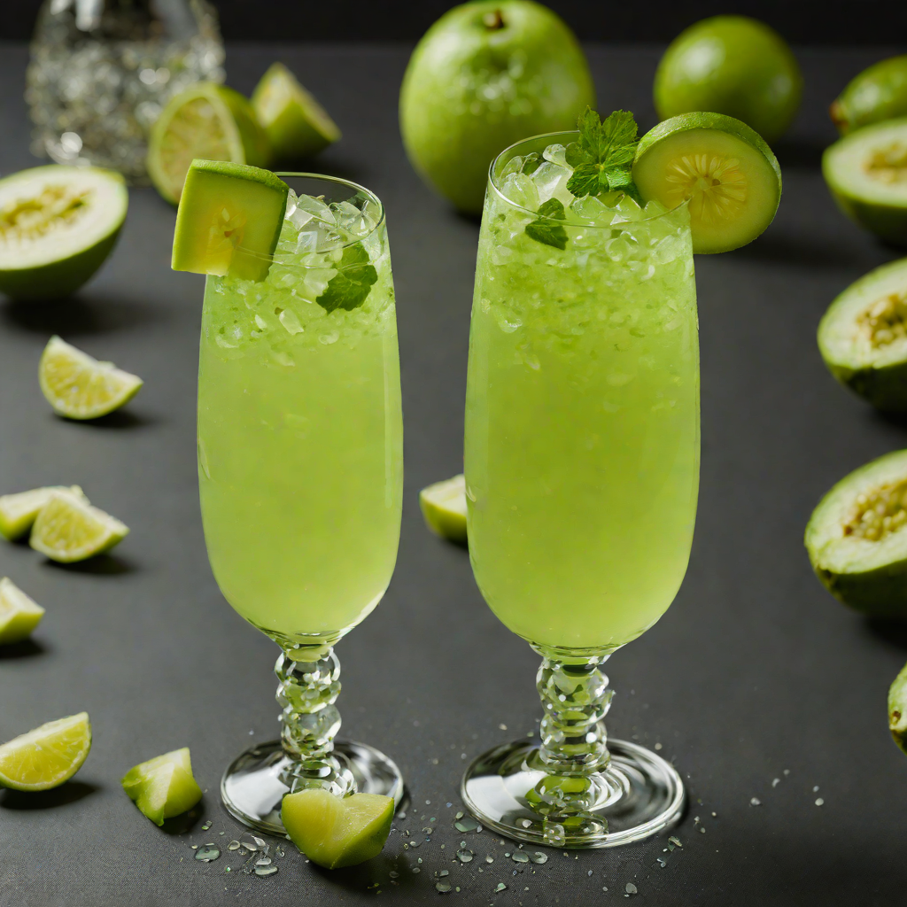 Shimmering Emerald Honeydew Fizz