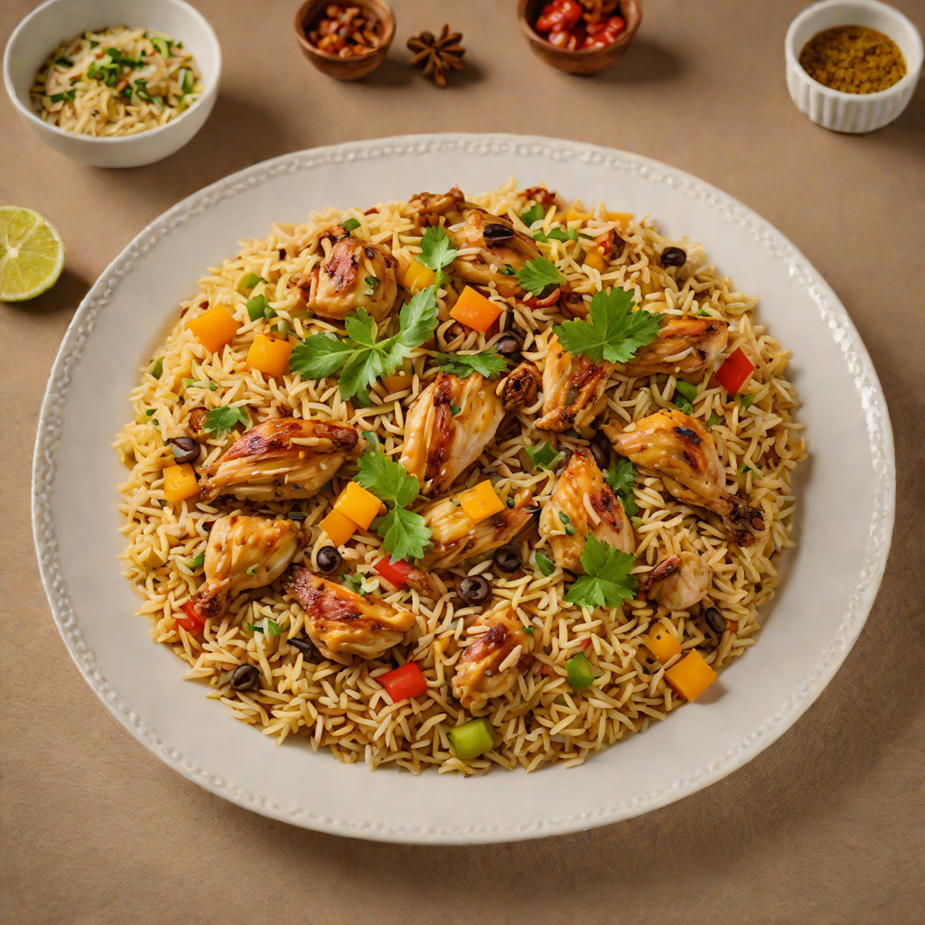 Wazwan-Style Chicken Yakhni Pulao with Aromatic Spices