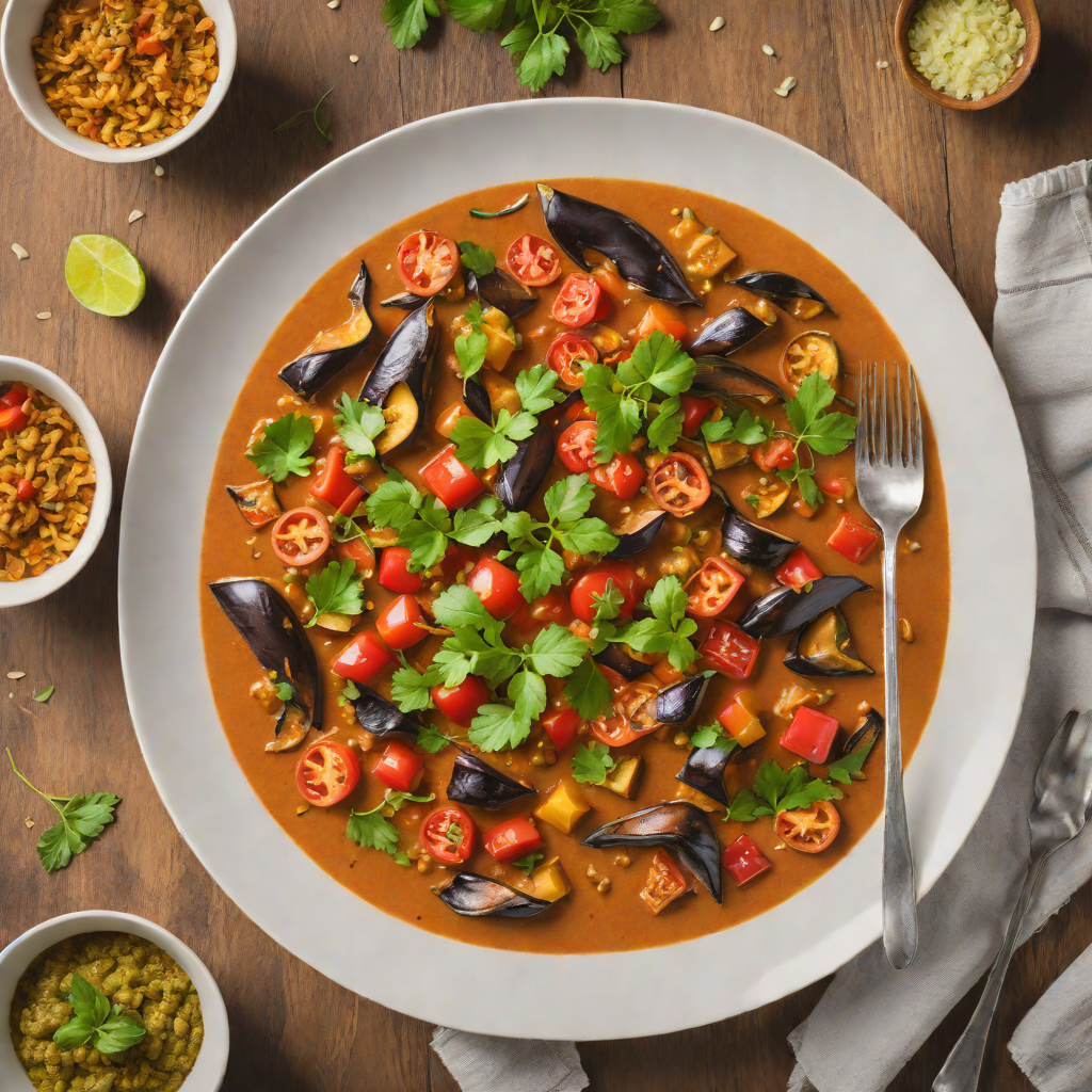 Eggplant and Tomato Curry with Coconut Milk