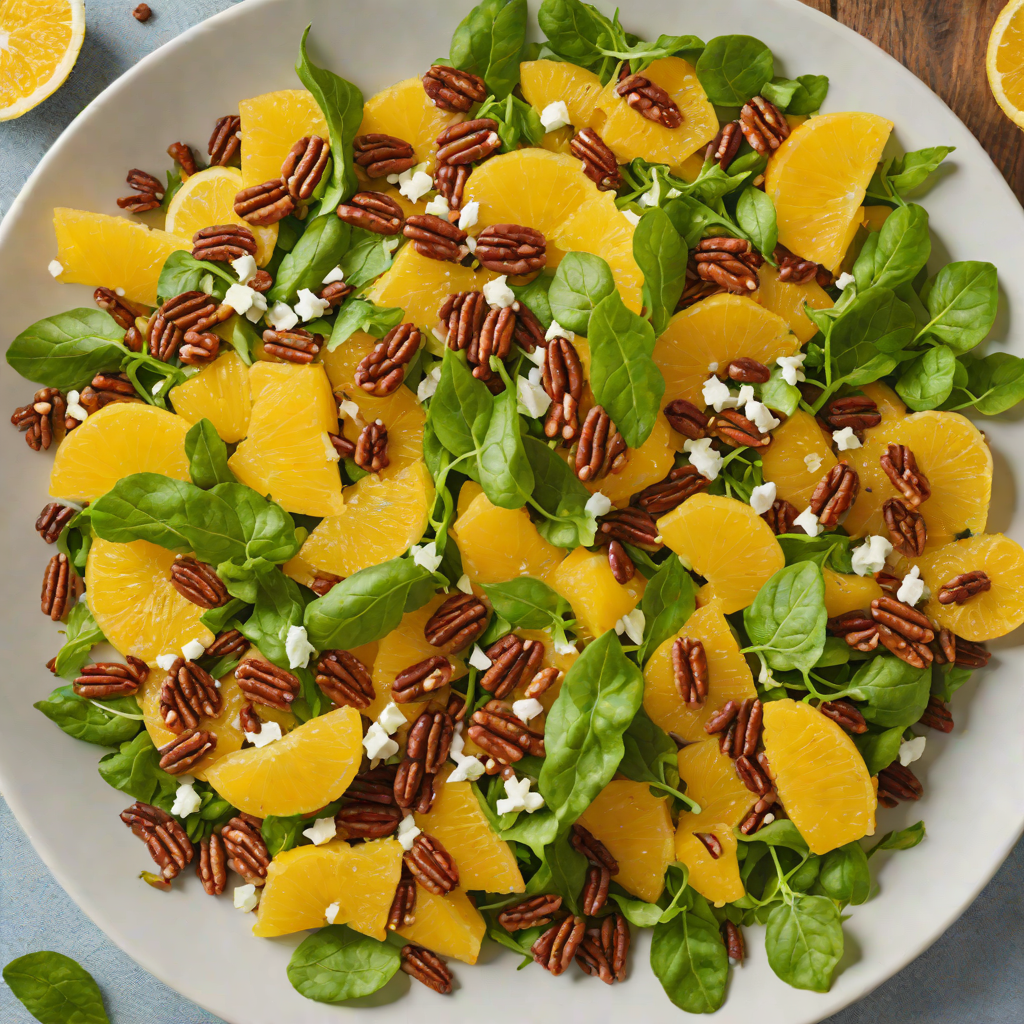 Interactive Paddleboard-Inspired Citrus Salad with Toasted Pecans