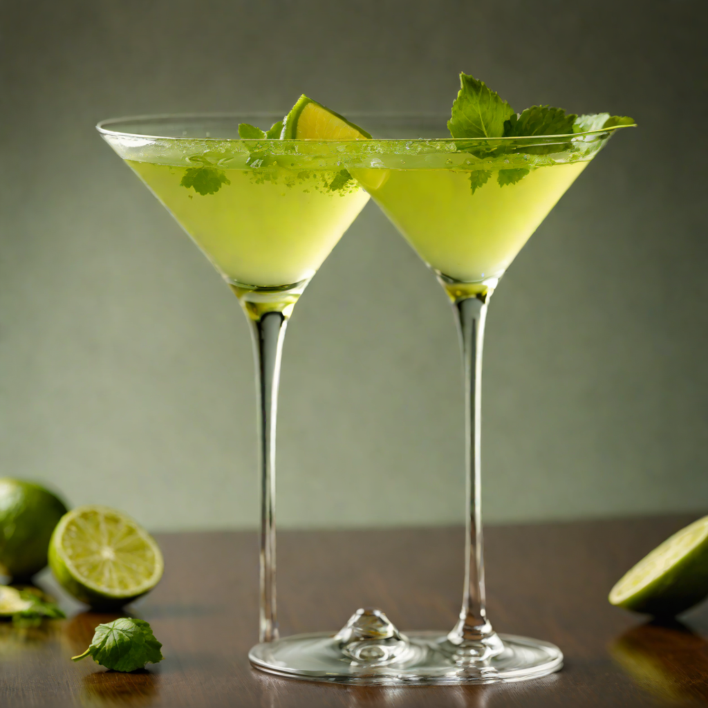 Stirred Gin and Green Chartreuse Martini