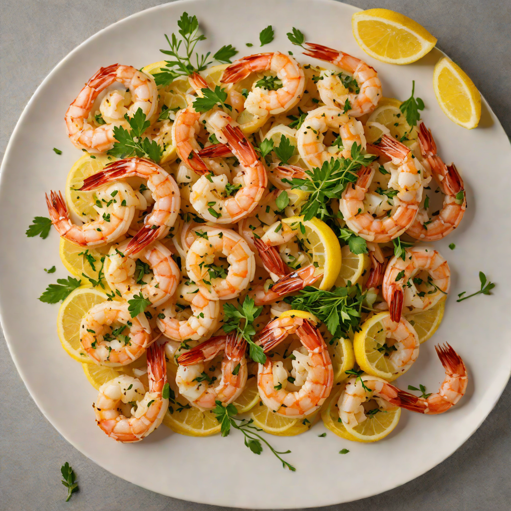 Sautéed Garlic Shrimp with Lemon and Fresh Thyme